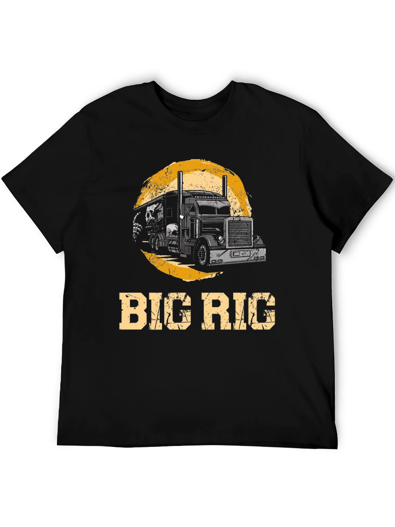 Big Rig Trucker T-Shirt - Cool Graphic Tee