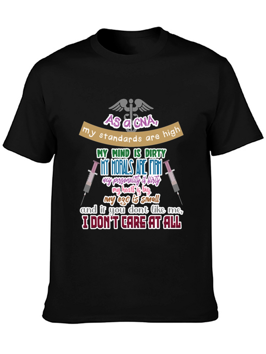 CNA Attitude T-Shirt - Dirty Mind Firm Morals Graphic Tee