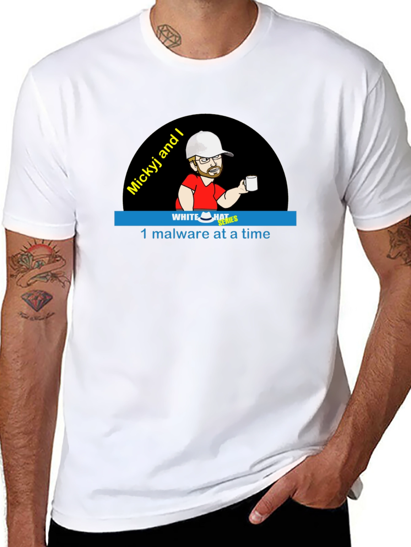 Mickyj and I T-Shirt - White Hat Series