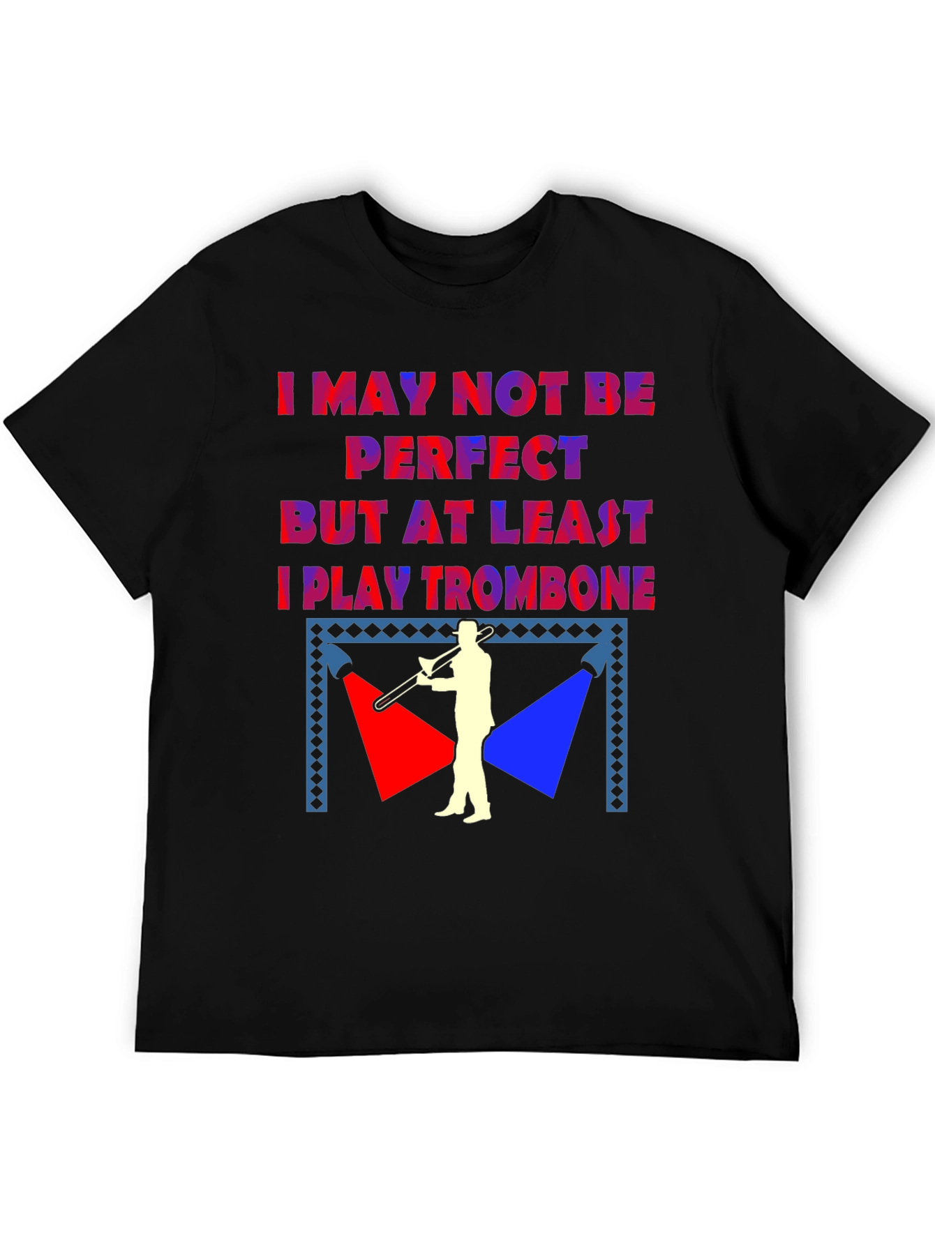 Trombone Player Graphic Tee - Funny Musician Shirt