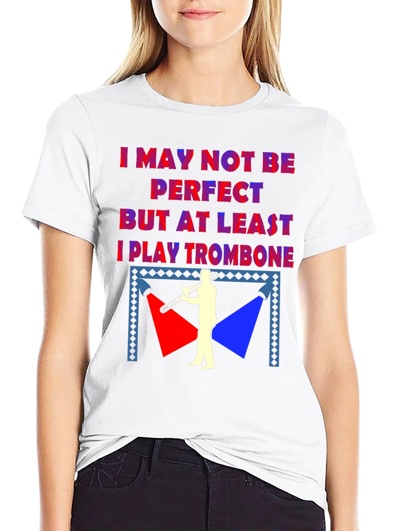 Trombone Player Graphic Tee - Funny Musician Shirt