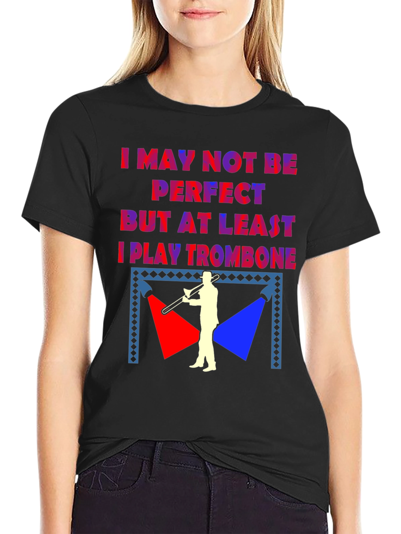 Trombone Player Graphic Tee - Funny Musician Shirt