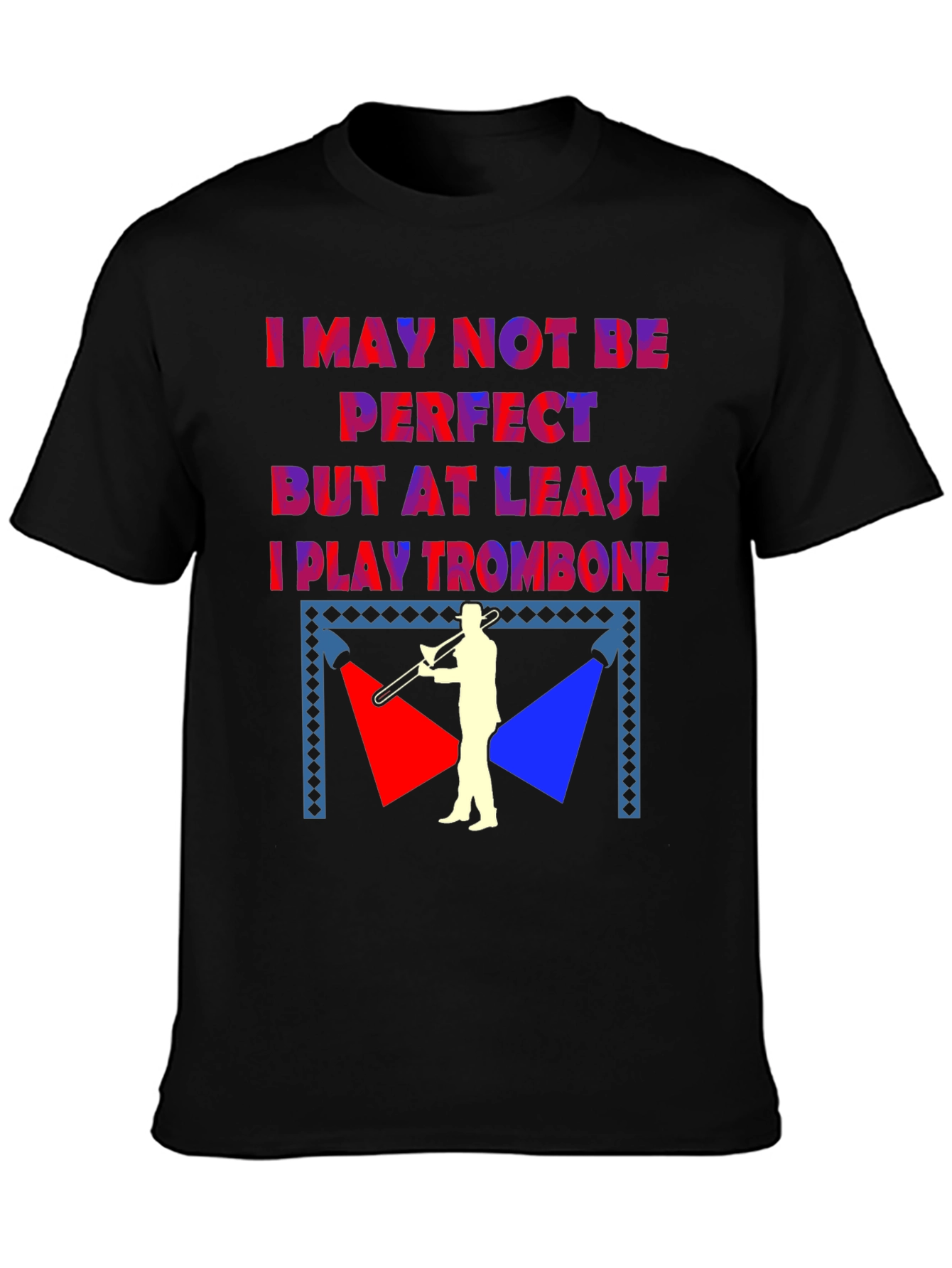 Trombone Player Graphic Tee - Funny Musician Shirt