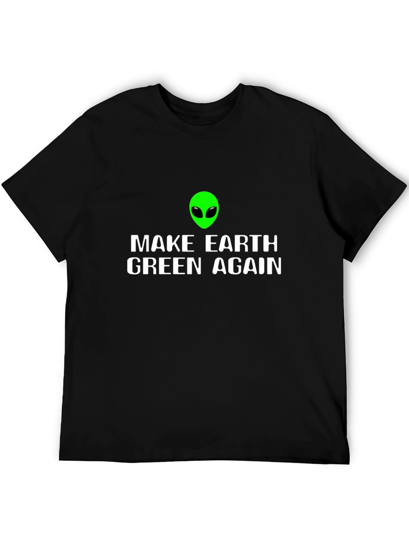 Make Earth Green Again Alien Graphic Tee