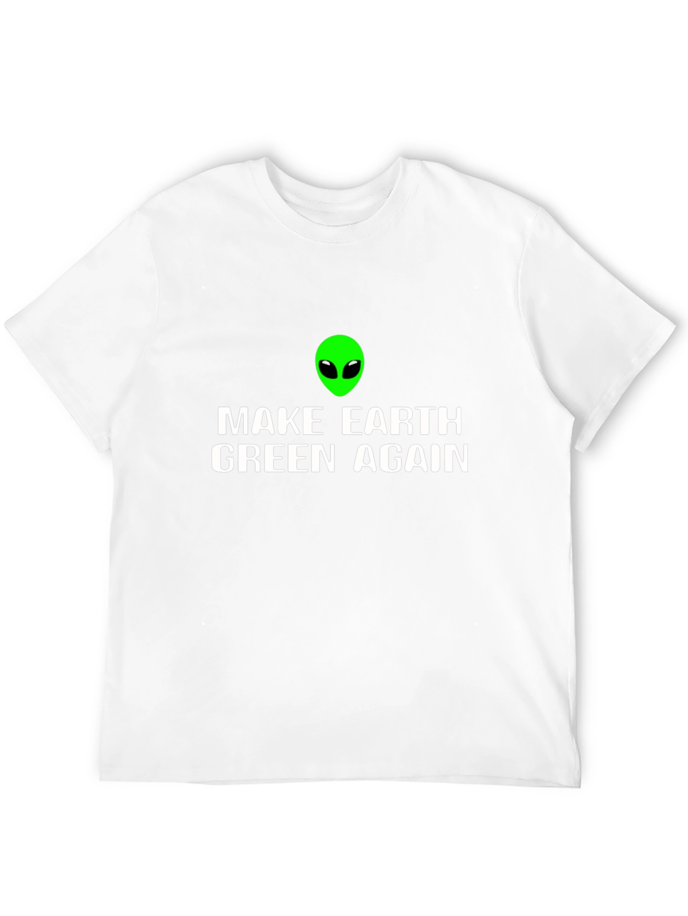 Make Earth Green Again Alien Graphic Tee