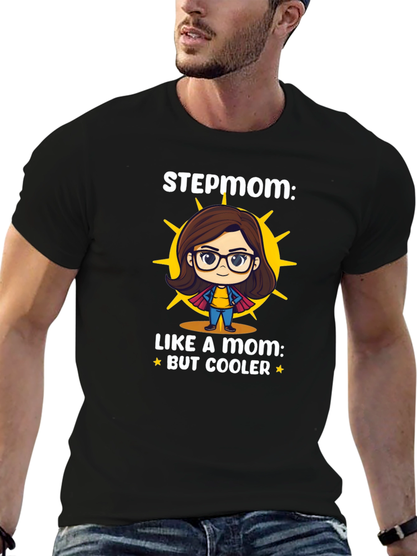 Cool Stepmom Like a Mom T-Shirt