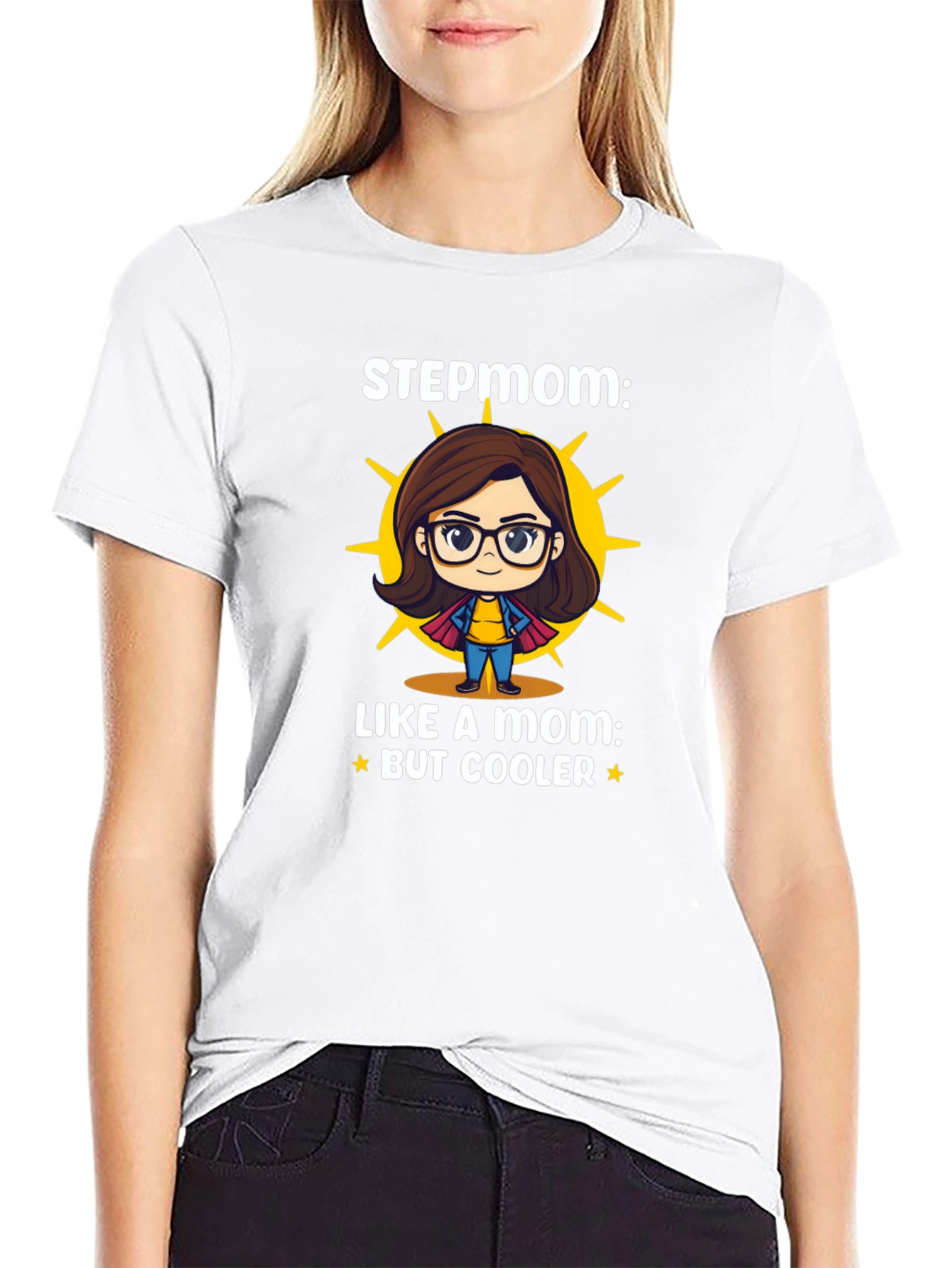 Cool Stepmom Like a Mom T-Shirt