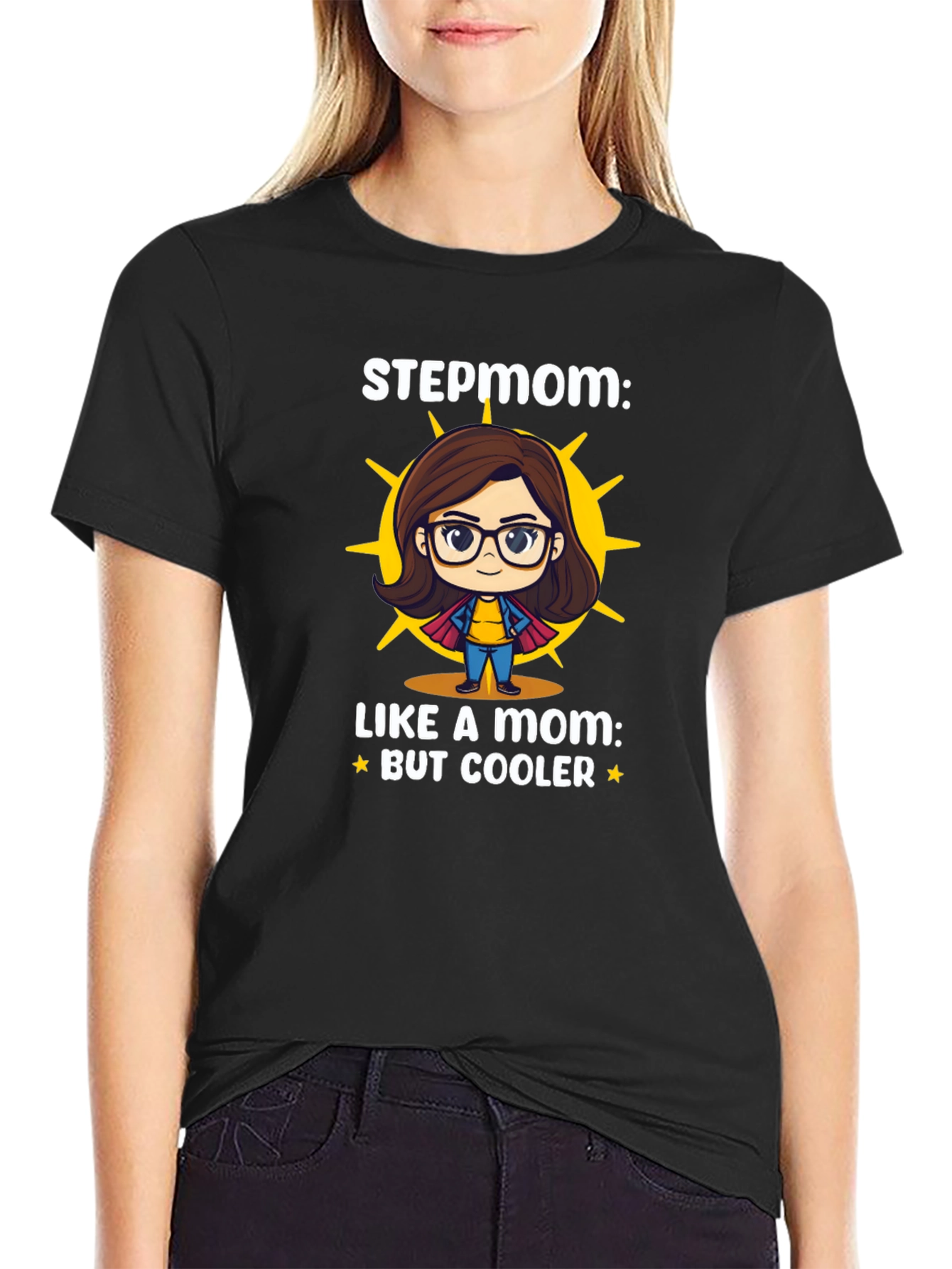 Cool Stepmom Like a Mom T-Shirt