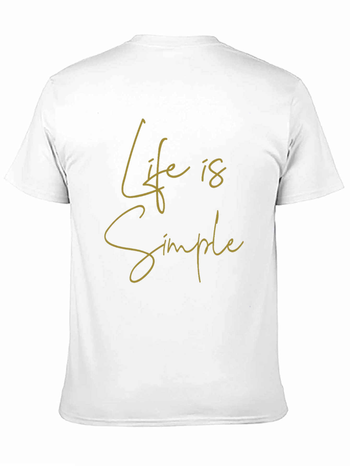 Life is Simple Graphic Tee - Black