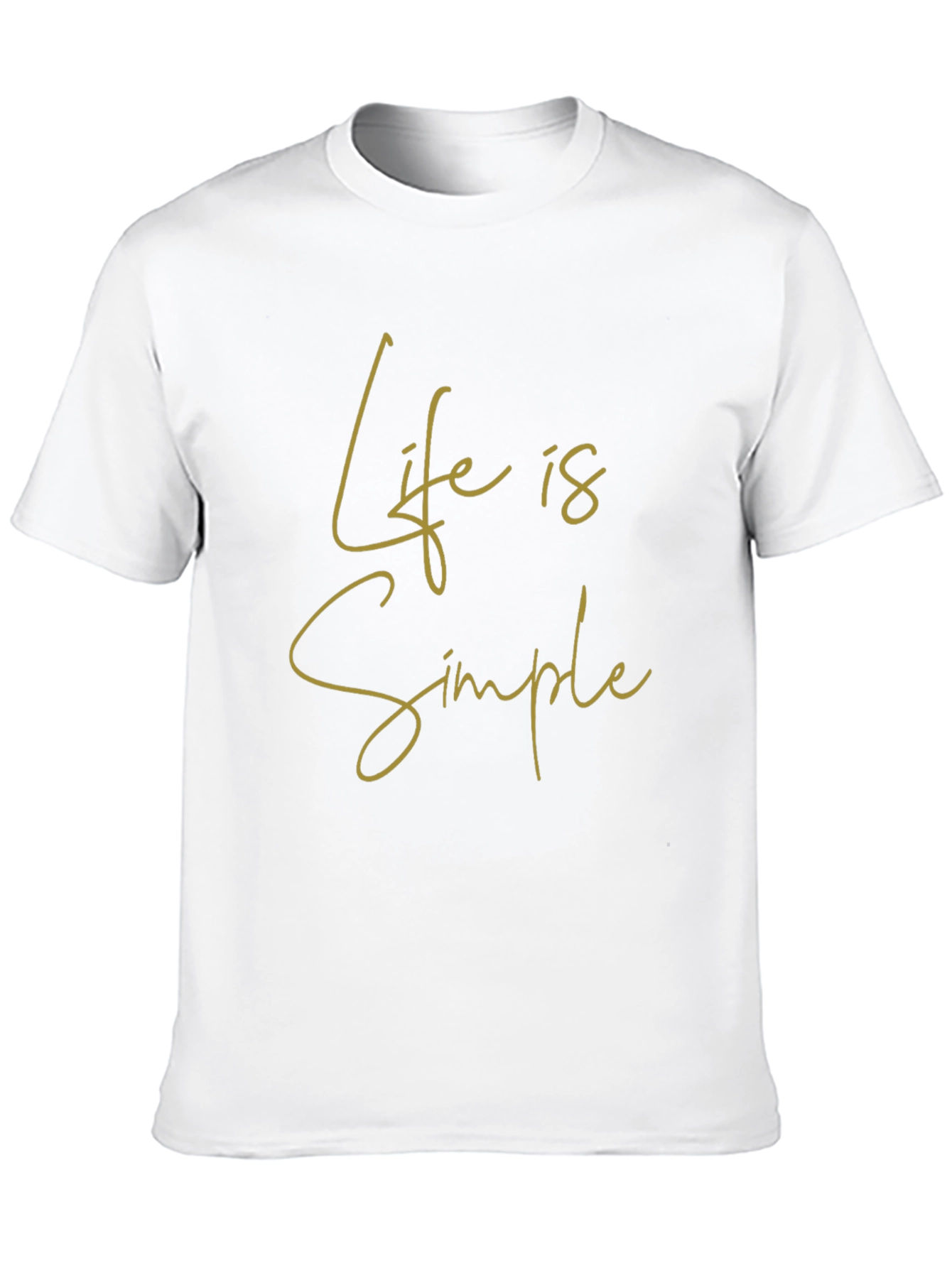 Life is Simple Graphic Tee - Black
