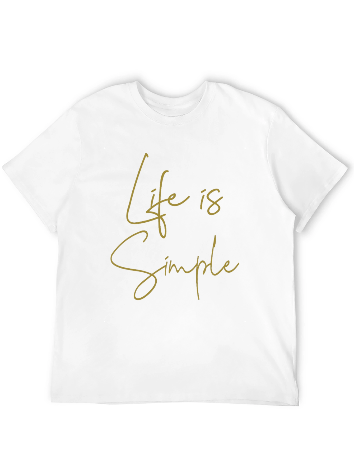 Life is Simple Graphic Tee - Black