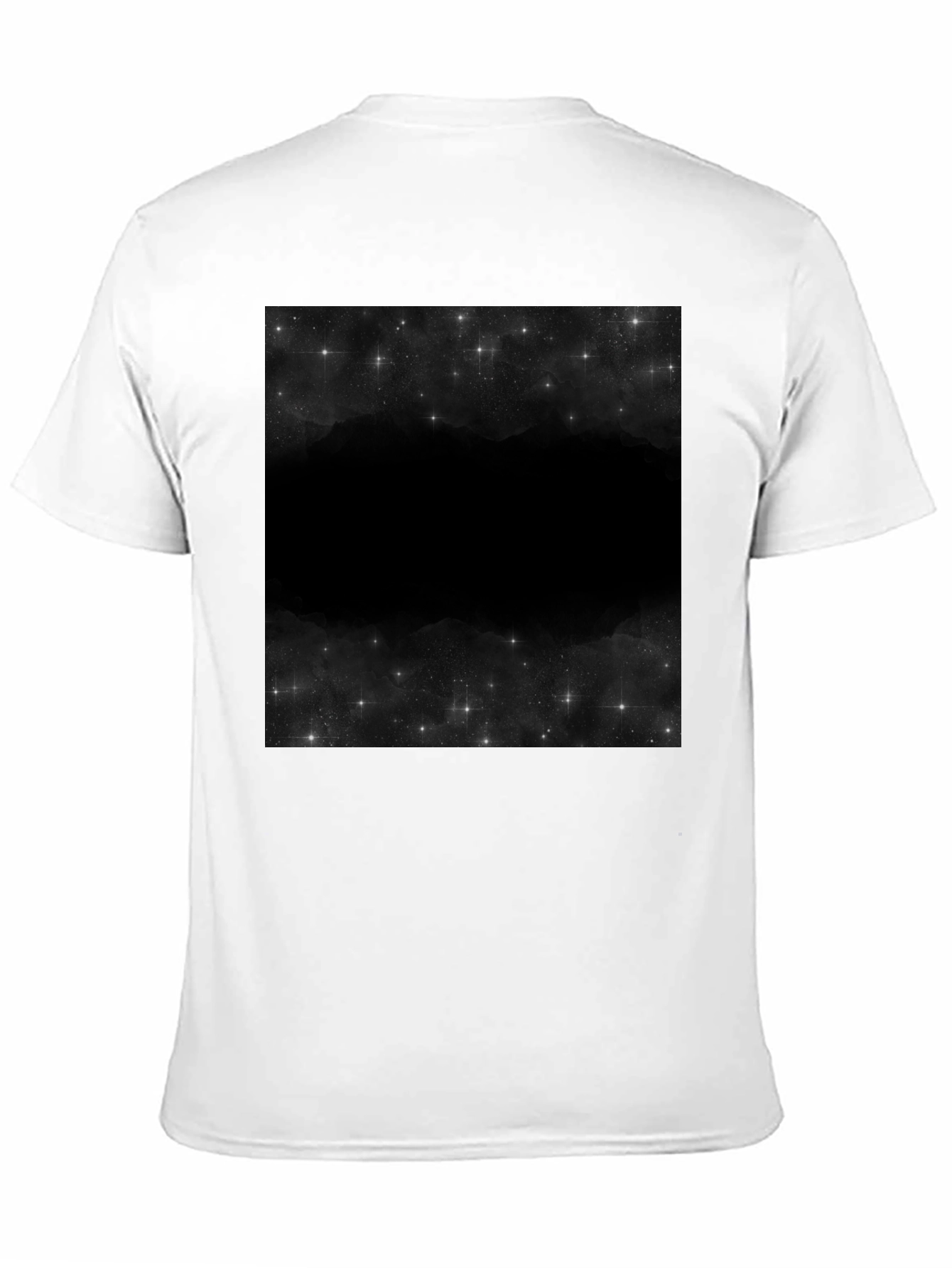 Nebula Print Black T-Shirt