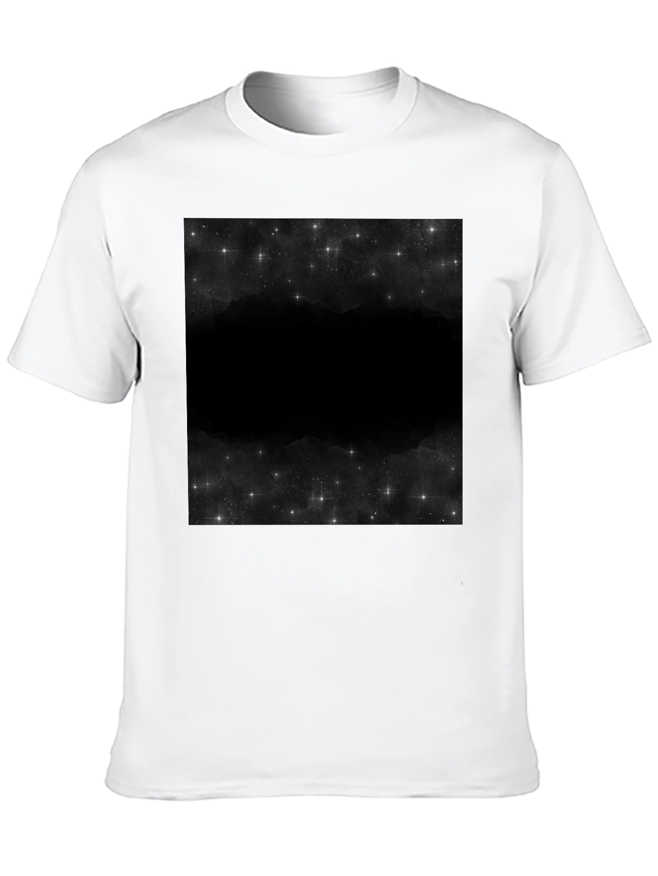 Nebula Print Black T-Shirt