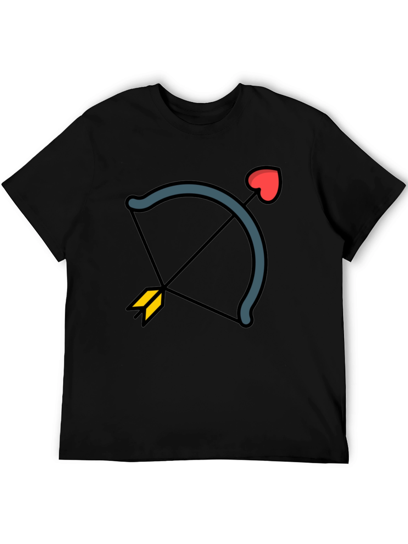 Cupids Arrow Black Graphic Tee