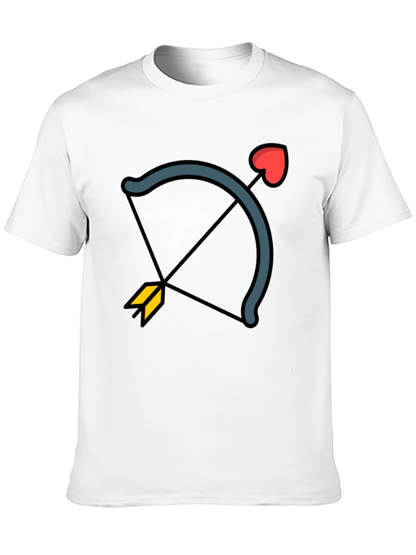 Cupids Arrow Black Graphic Tee