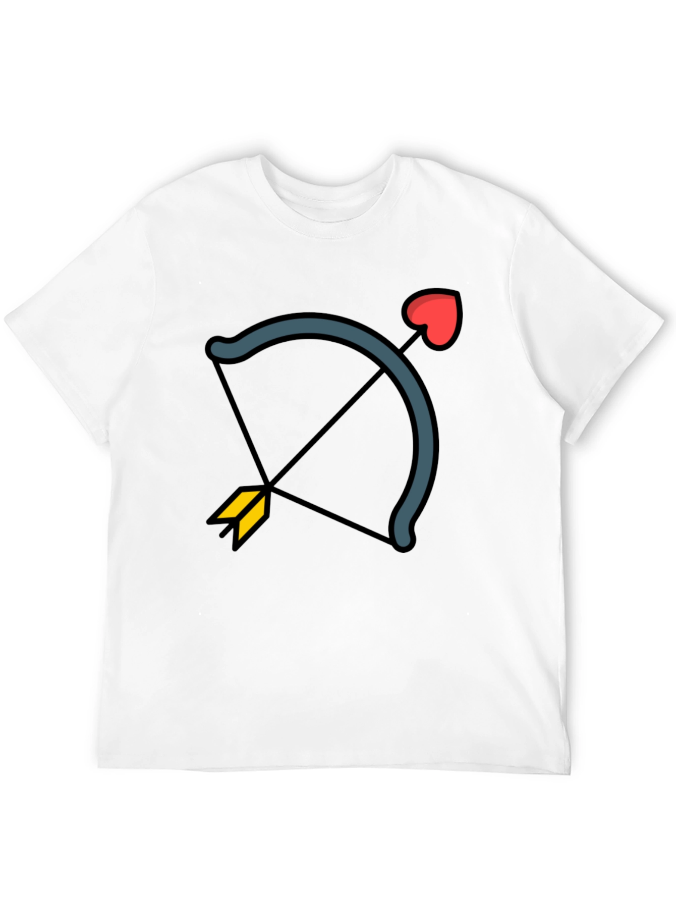 Cupids Arrow Black Graphic Tee