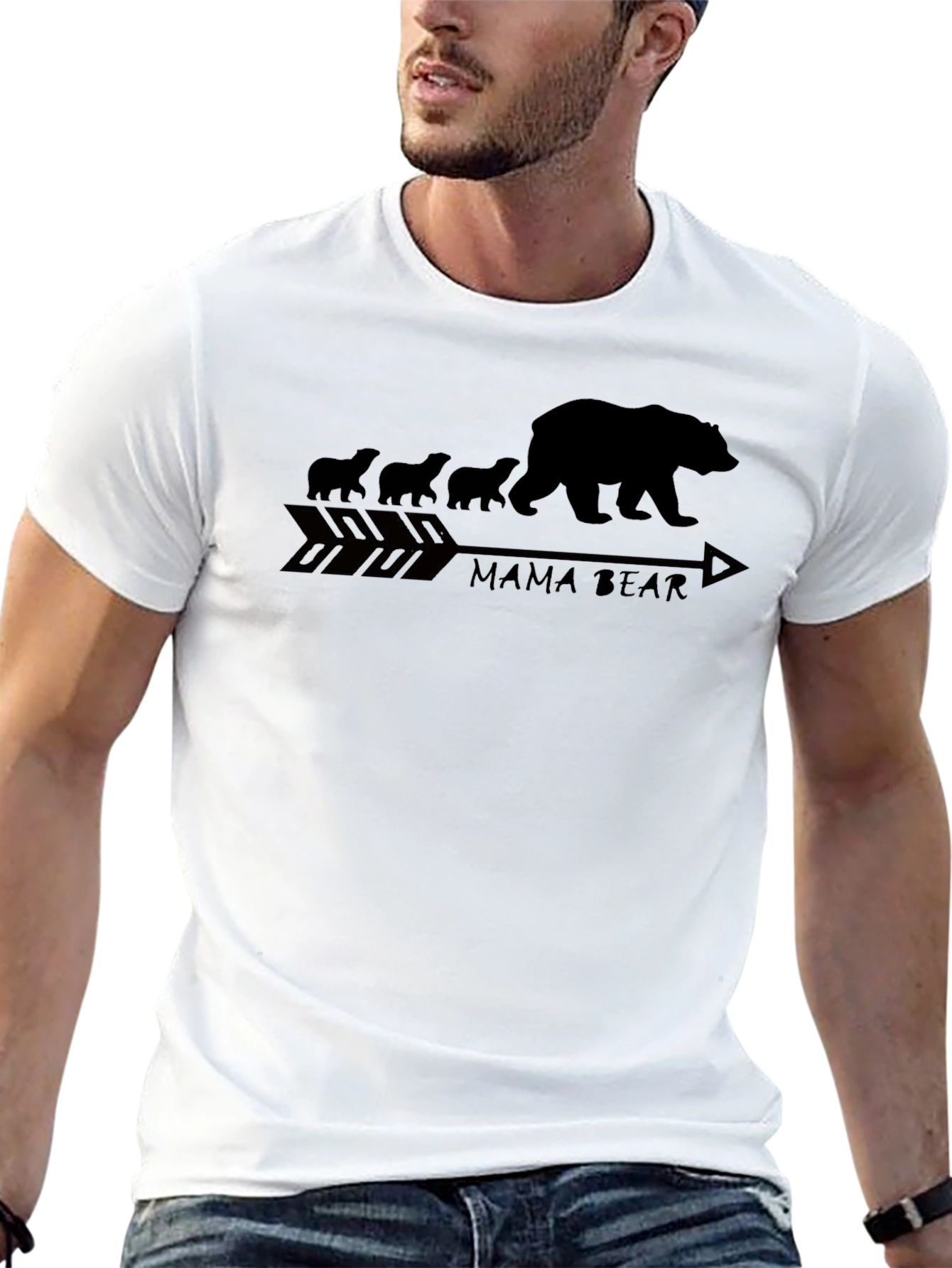Mama Bear T-Shirt - Arrow Graphic