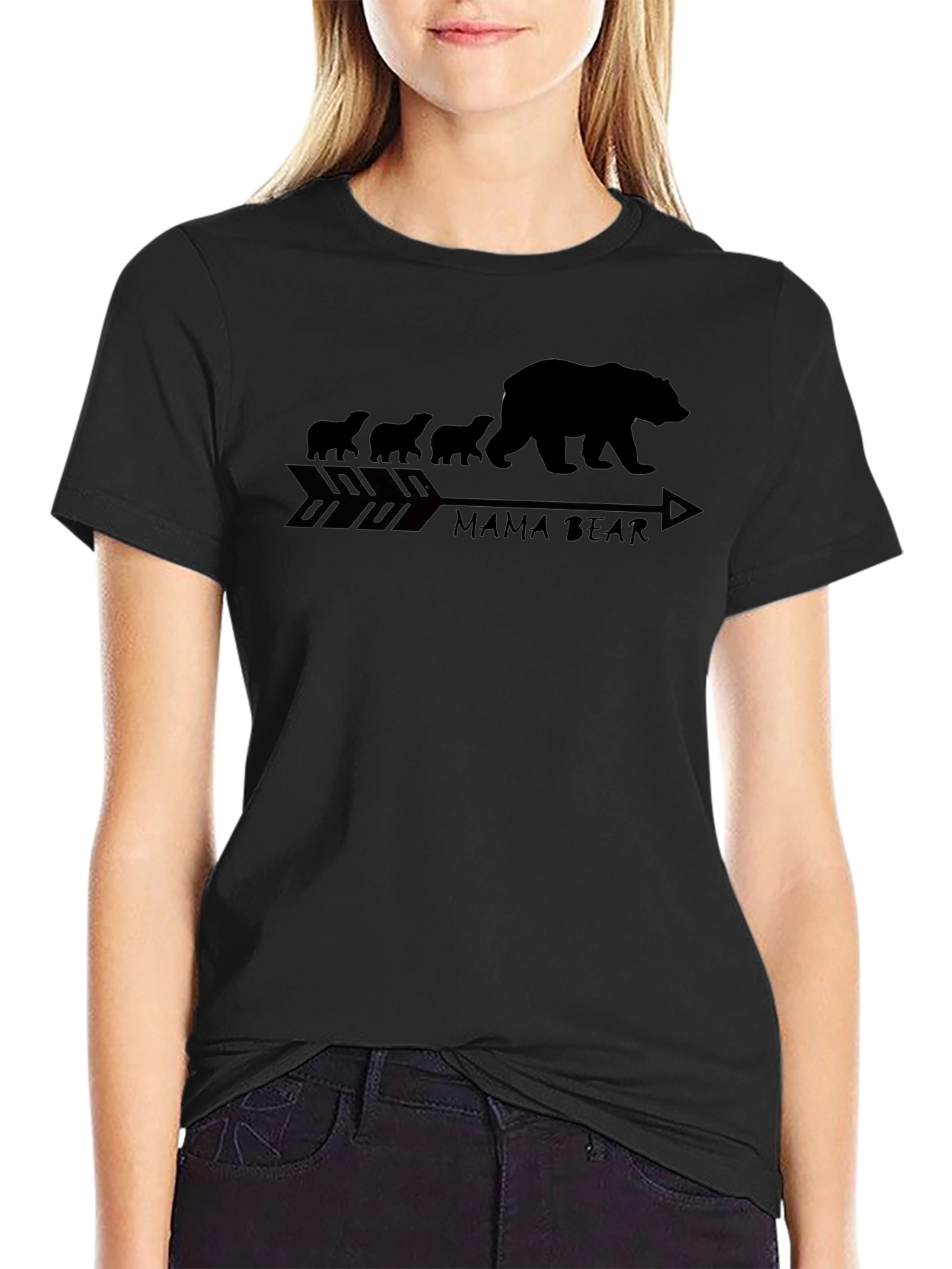 Mama Bear T-Shirt - Arrow Graphic