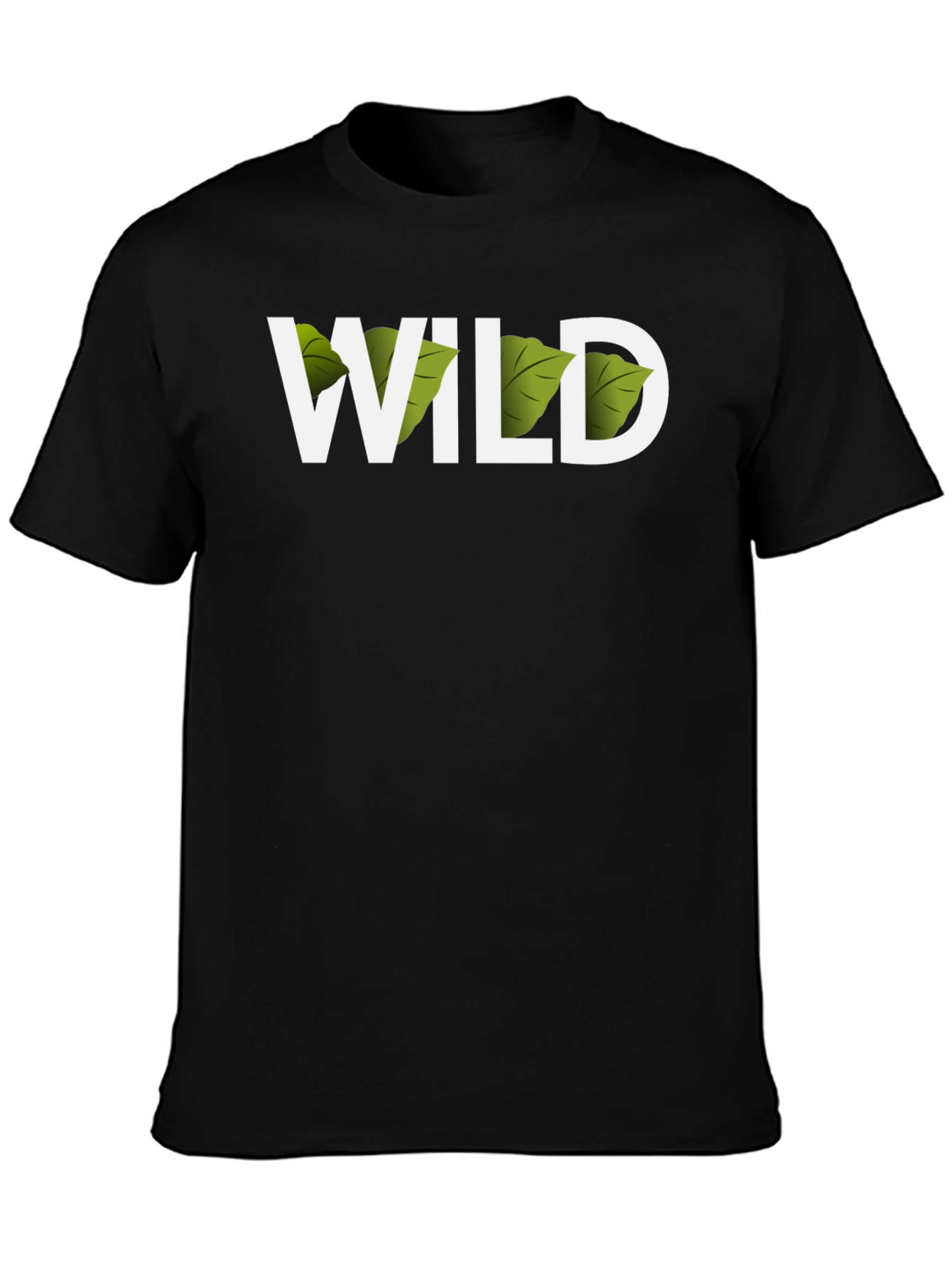 Wild Nature T-Shirt - Black Graphic Tee
