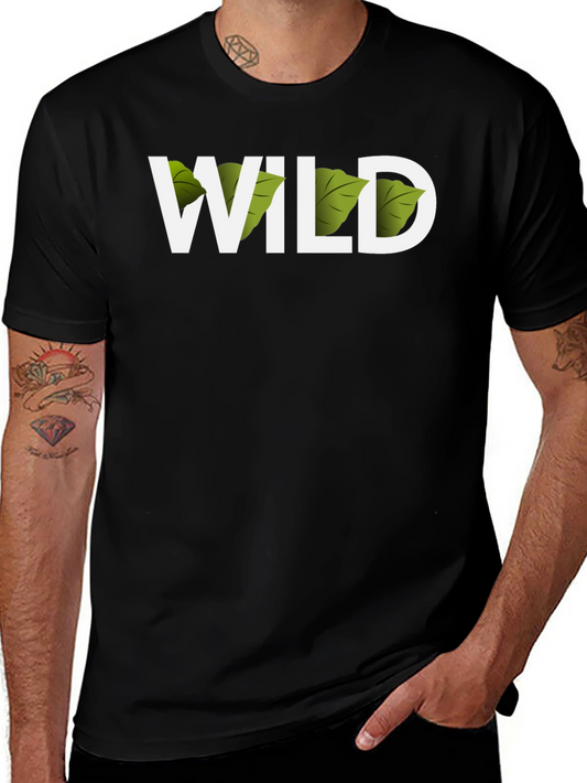 Wild Nature T-Shirt - Black Graphic Tee