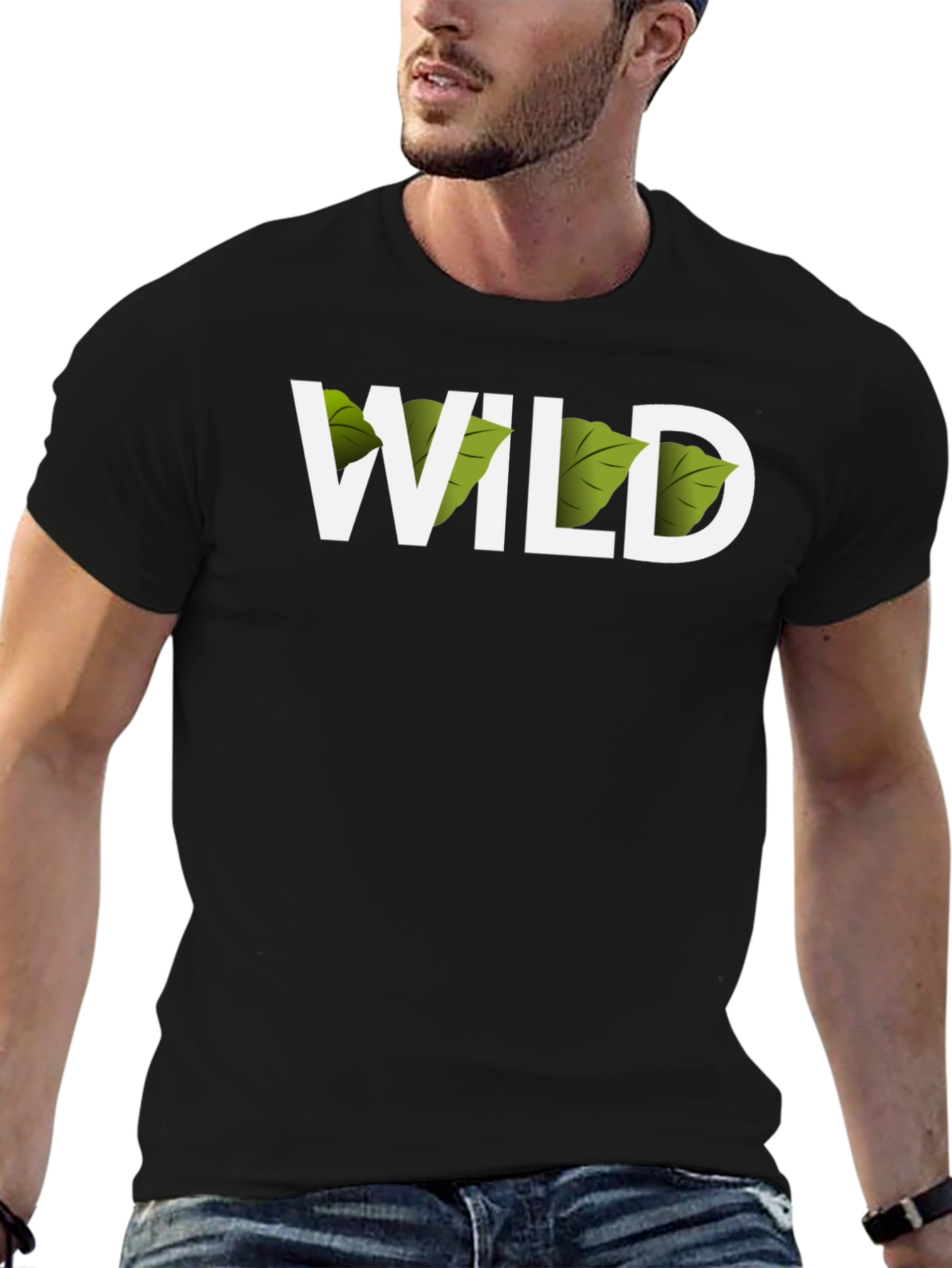 Wild Nature T-Shirt - Black Graphic Tee