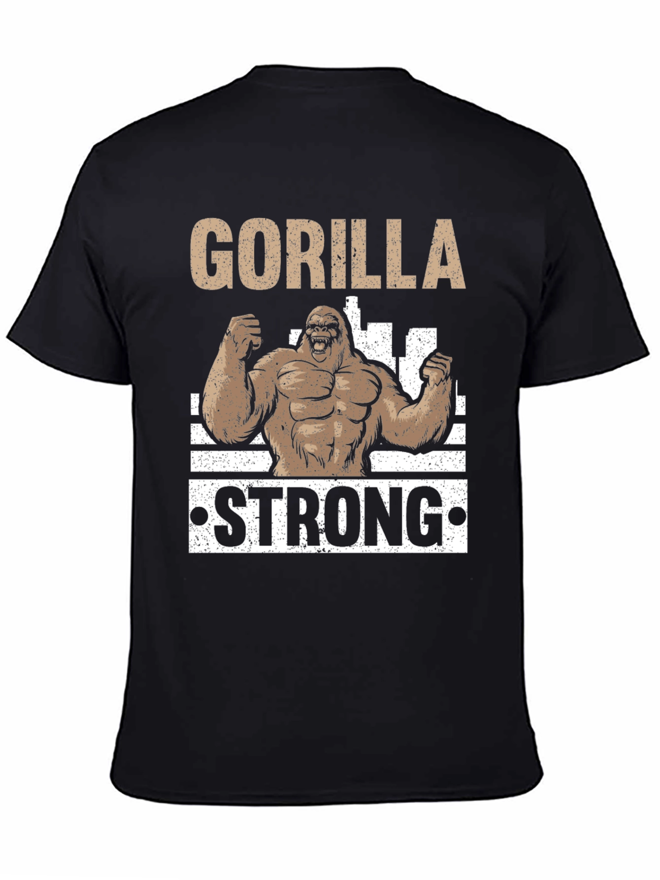 Gorilla Strong Black T-Shirt