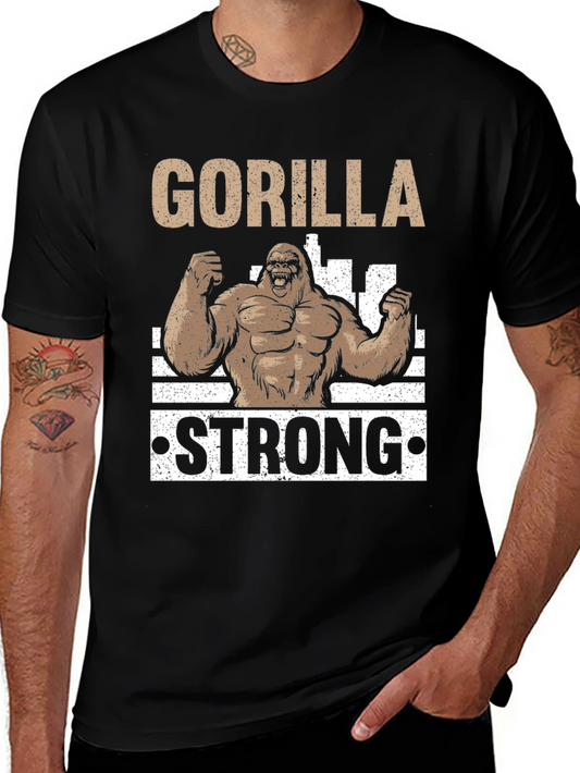 Gorilla Strong Black T-Shirt