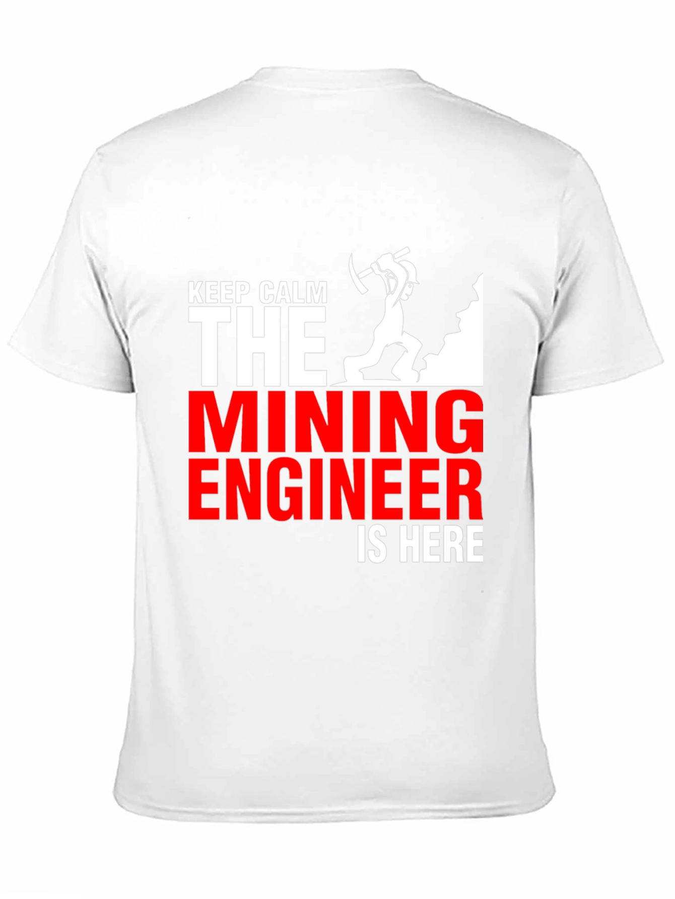Keep Calm Mining Engineer T-Shirt - Black