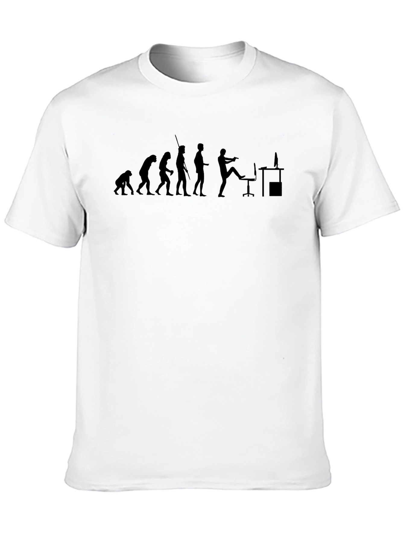 Evolution Gamer T-Shirt - Black Cotton Tee