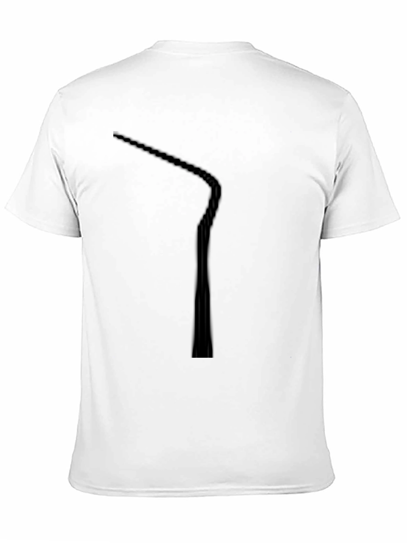 Mens Black Minimalist Graphic Tee