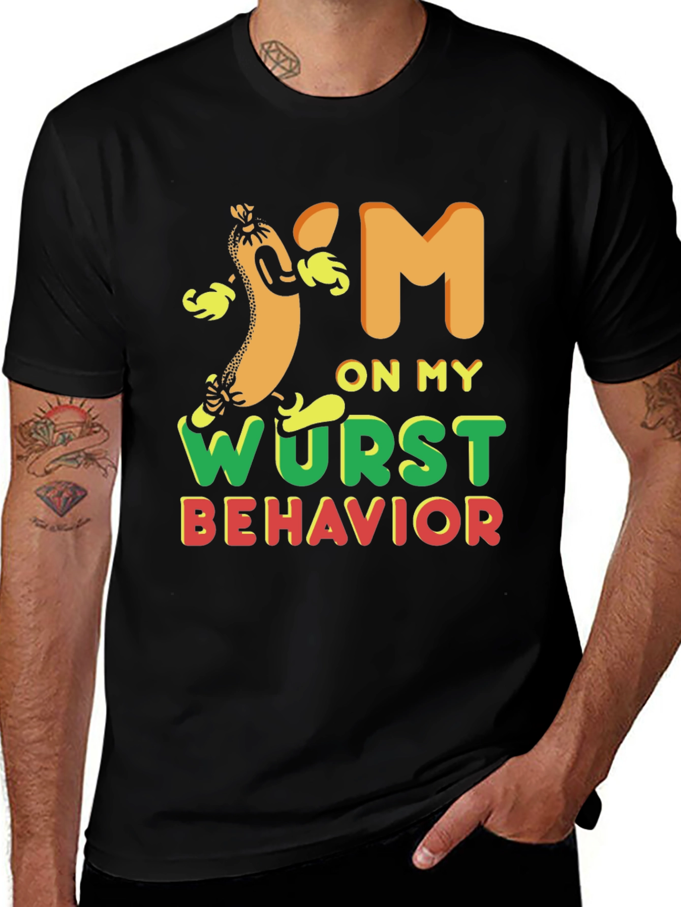 Wurst Behavior Funny Graphic Tee
