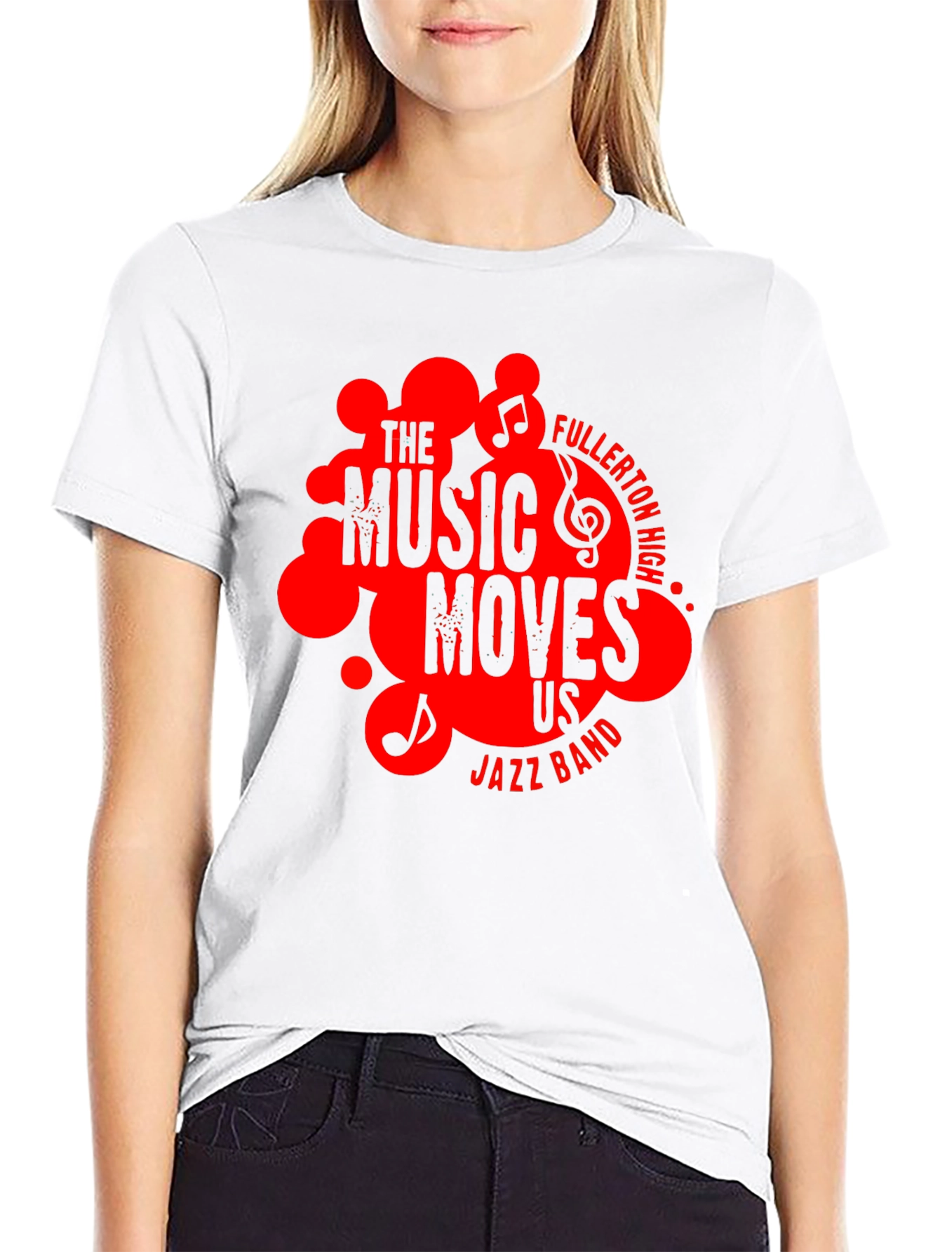 The Music Moves Us Jazz Band T-Shirt
