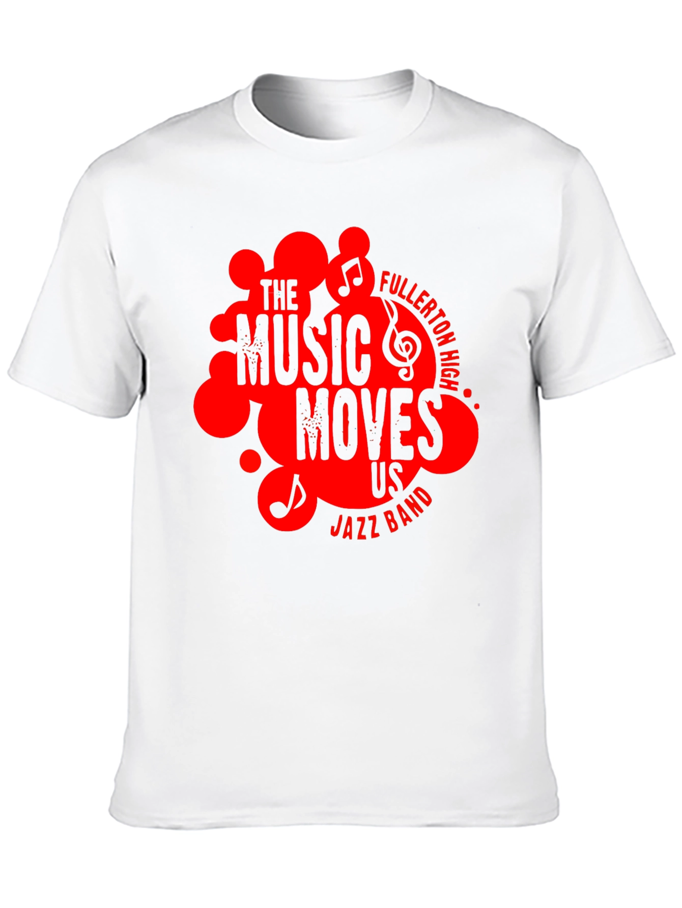 The Music Moves Us Jazz Band T-Shirt