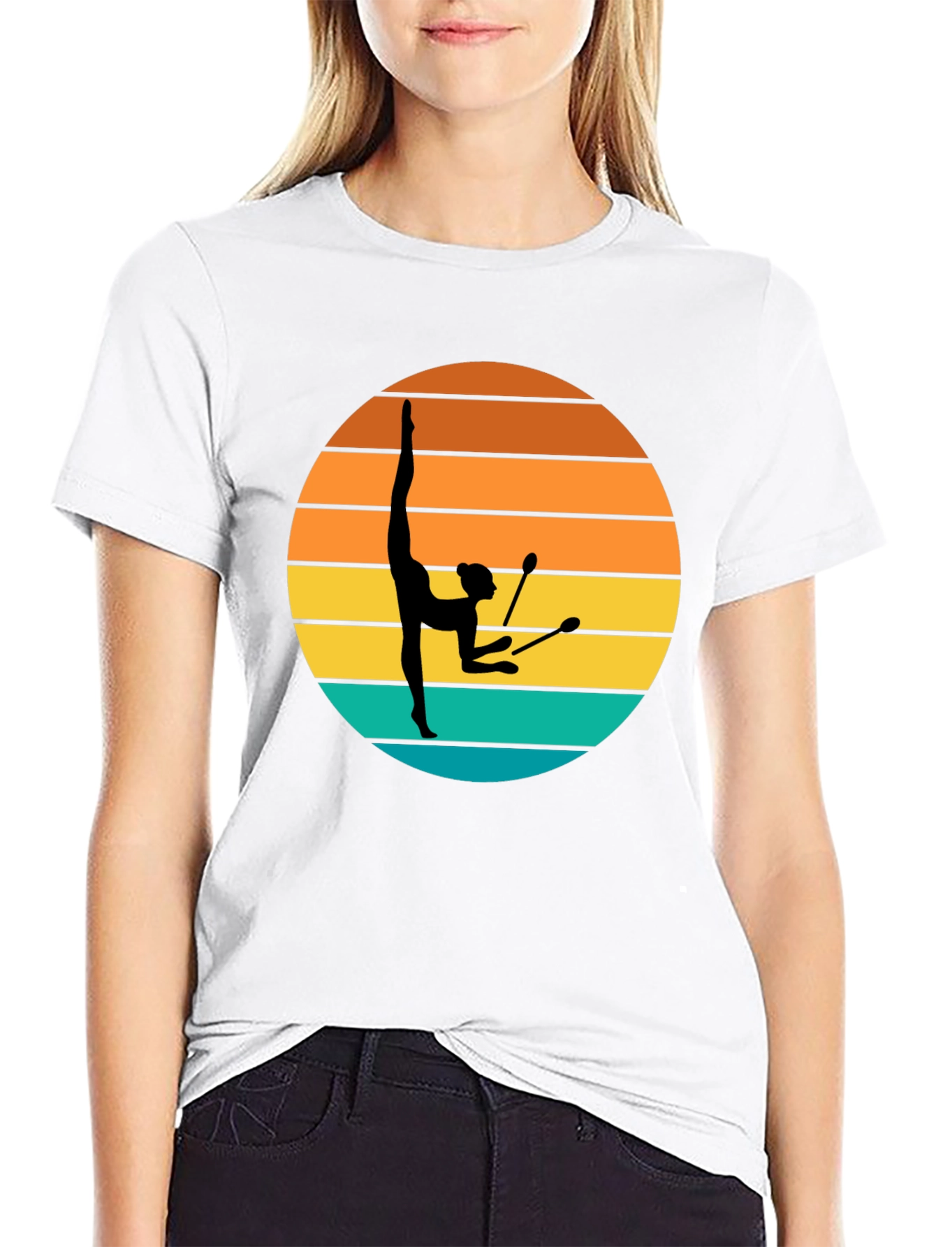 Retro Rhythmic Gymnastics T-Shirt