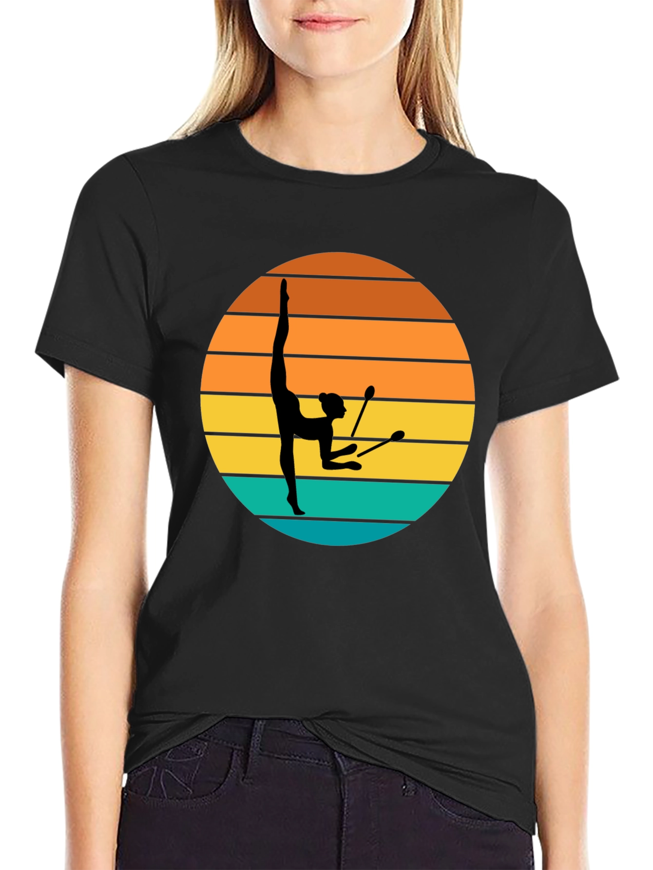 Retro Rhythmic Gymnastics T-Shirt