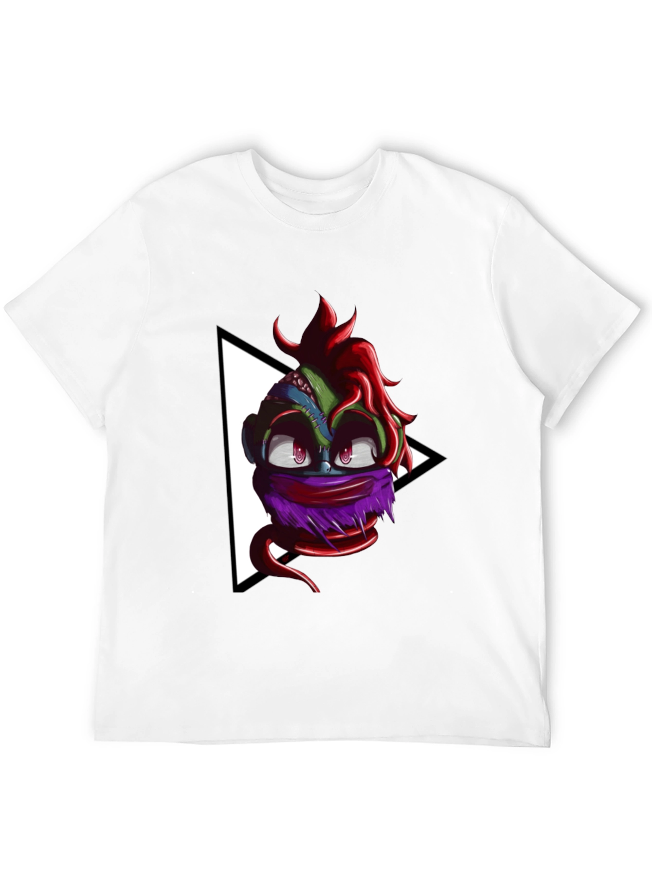 Monster Head Graphic Black T-Shirt