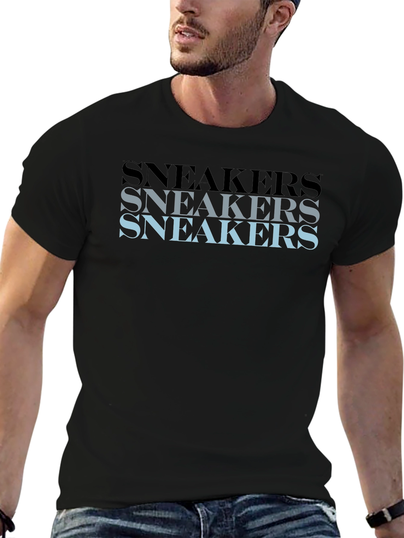 Sneakers Graphic Print T-Shirt