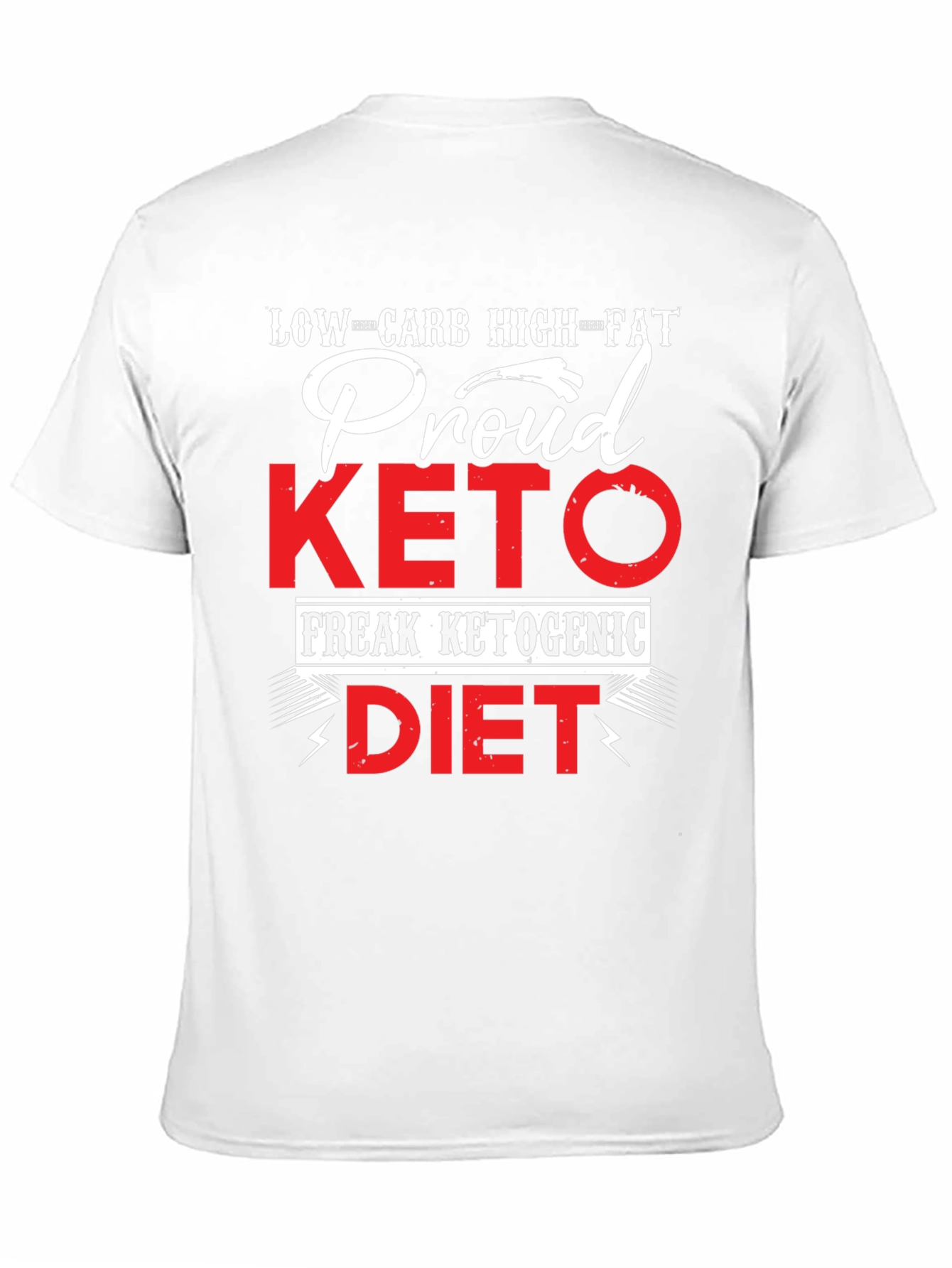 Proud Keto Diet T-Shirt Low Carb High Fat