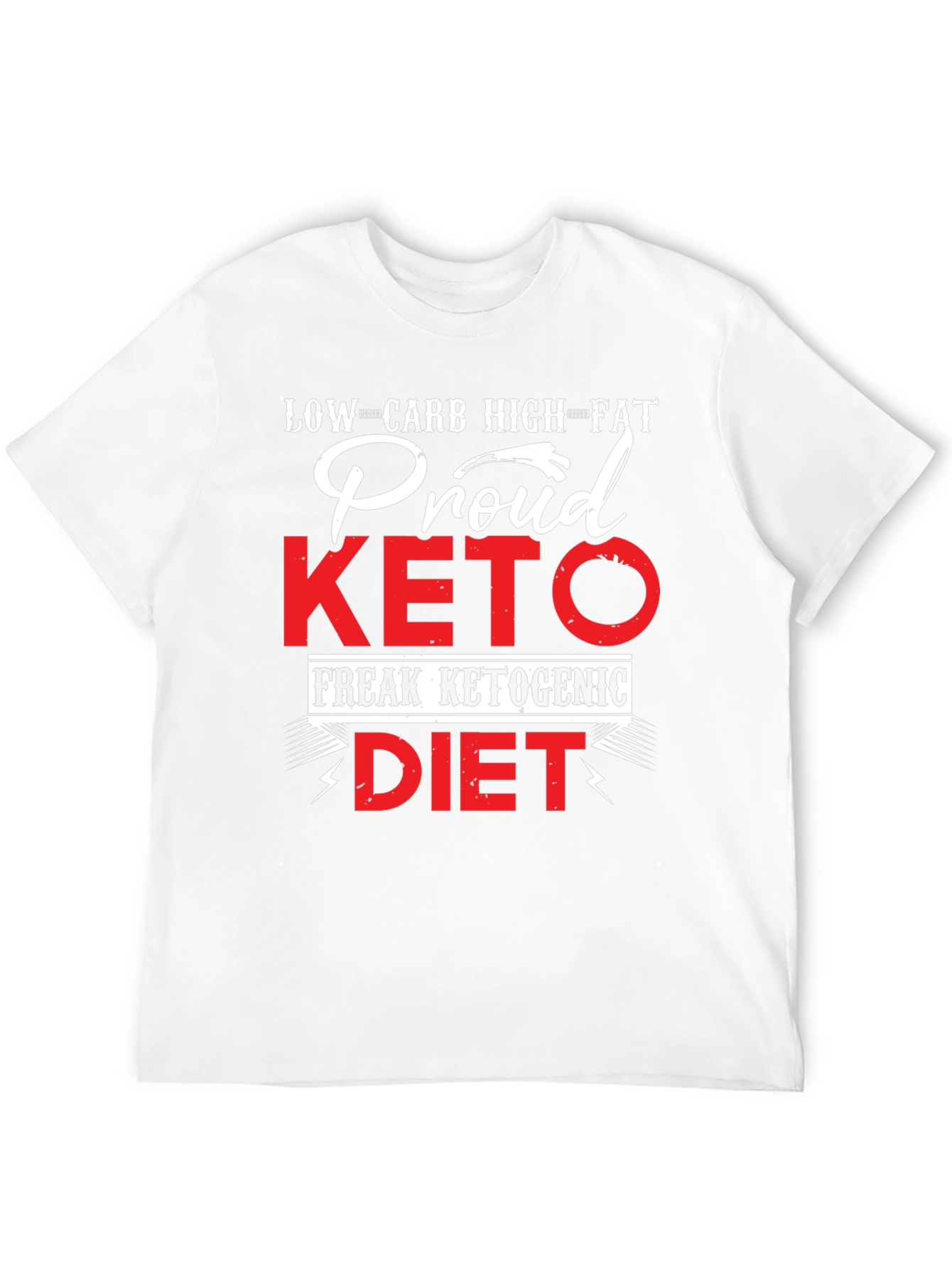 Proud Keto Diet T-Shirt Low Carb High Fat