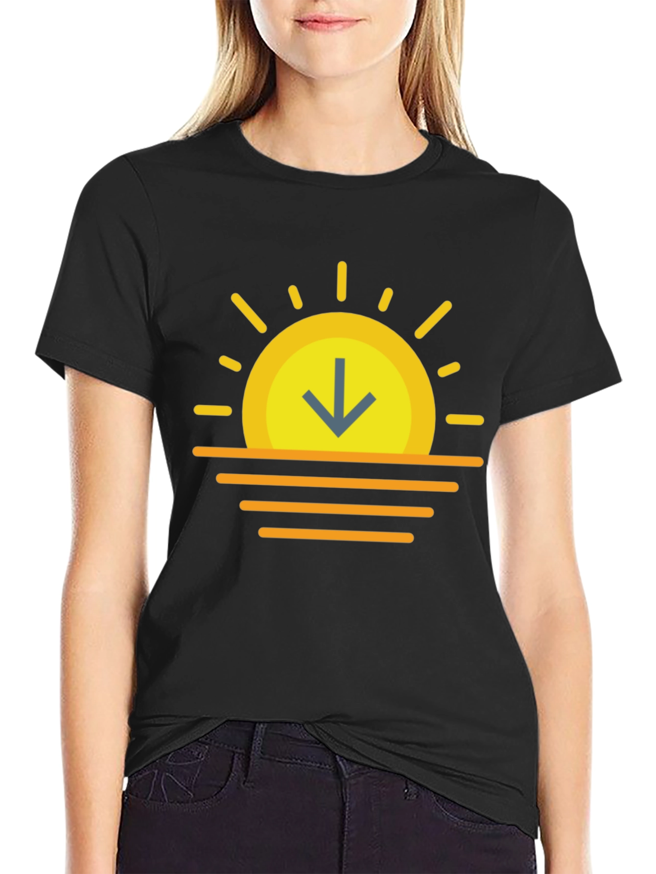 Sunset Arrow T-Shirt - Stylish Graphic Tee