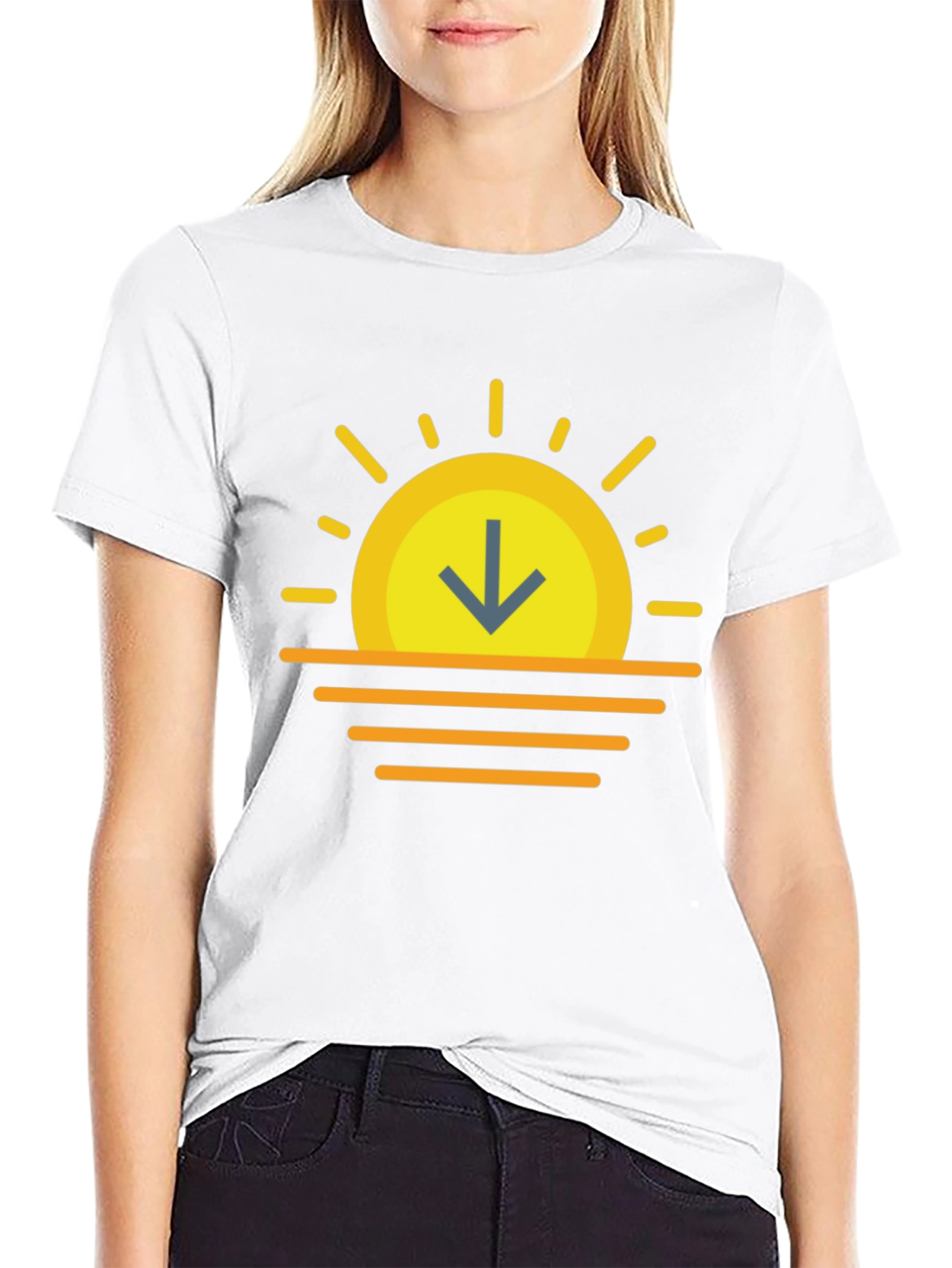 Sunset Arrow T-Shirt - Stylish Graphic Tee