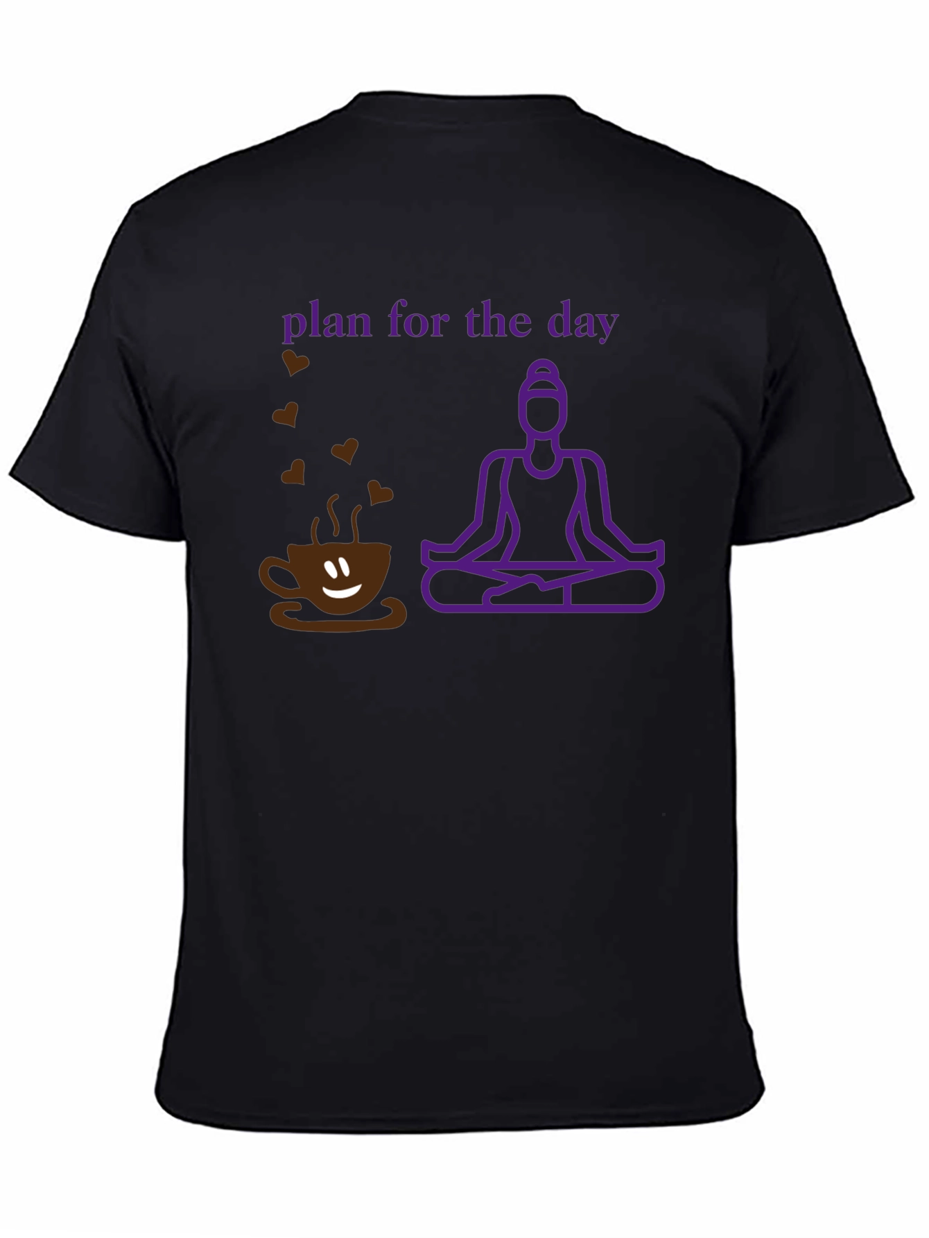 Plan for the Day Coffee Yoga T-Shirt