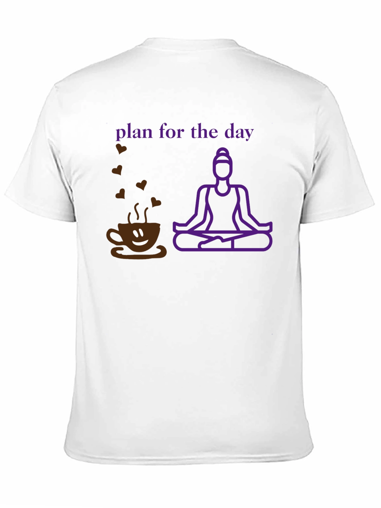 Plan for the Day Coffee Yoga T-Shirt