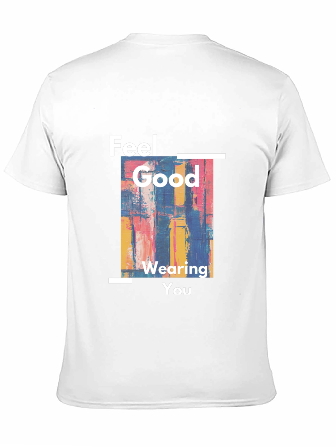 Feel Good Graphic Tee - Abstract Art Design