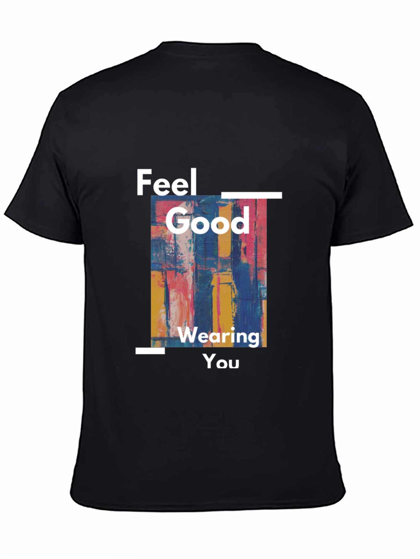 Feel Good Graphic Tee - Abstract Art Design