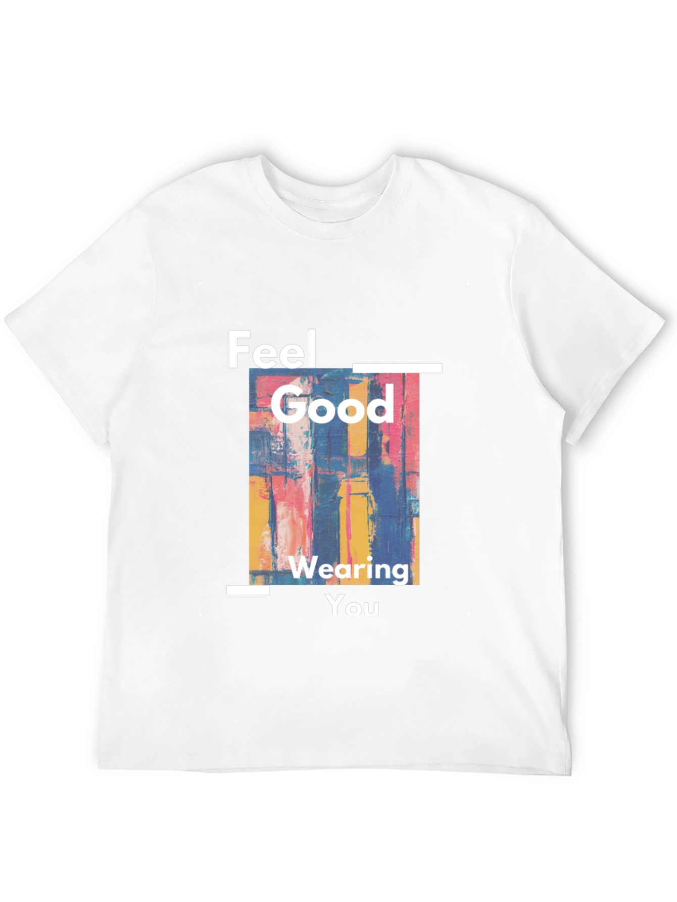 Feel Good Graphic Tee - Abstract Art Design