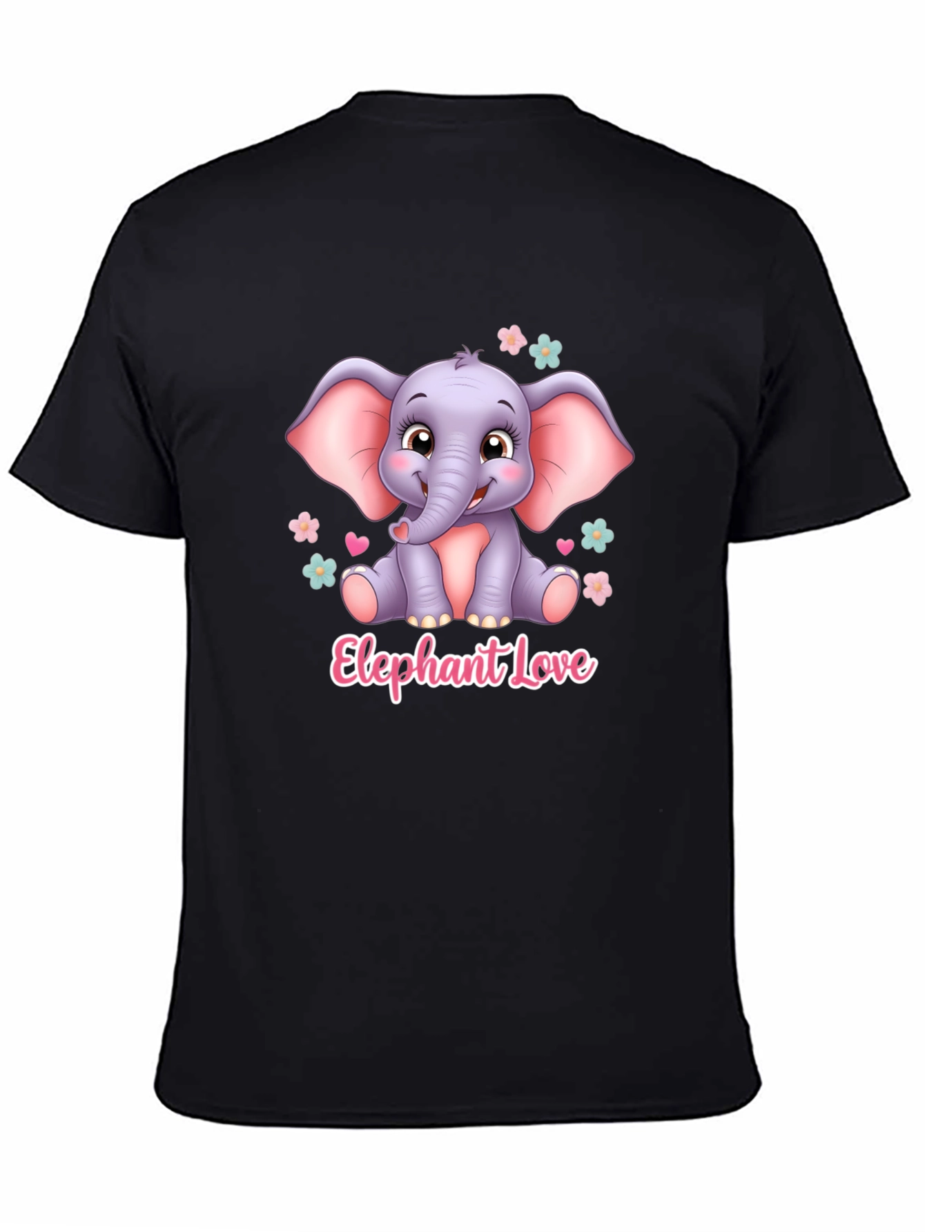 Elephant Love T-Shirt - Cute Animal Design
