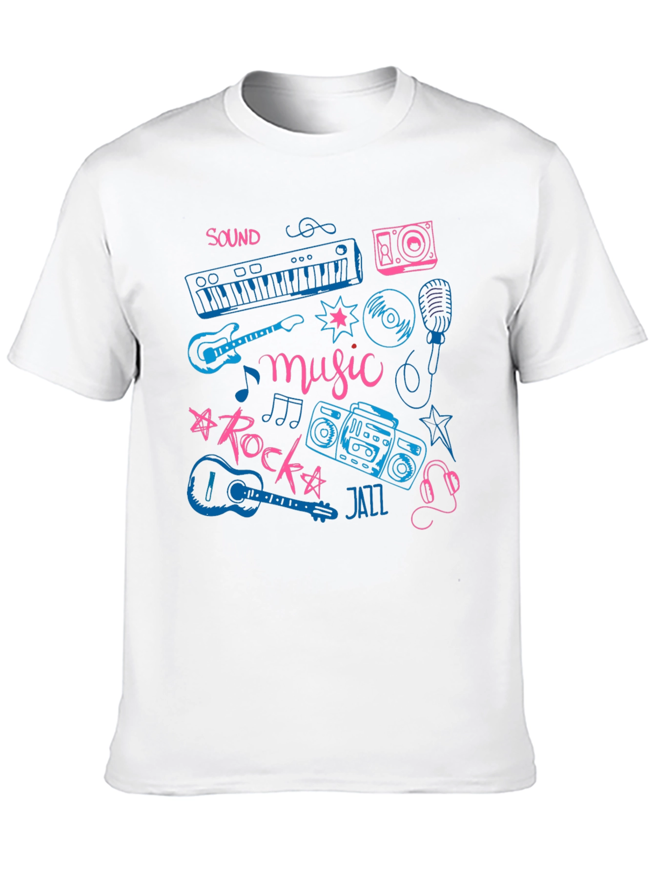 Music Lover Tee - Sound Rock Jazz T-Shirt