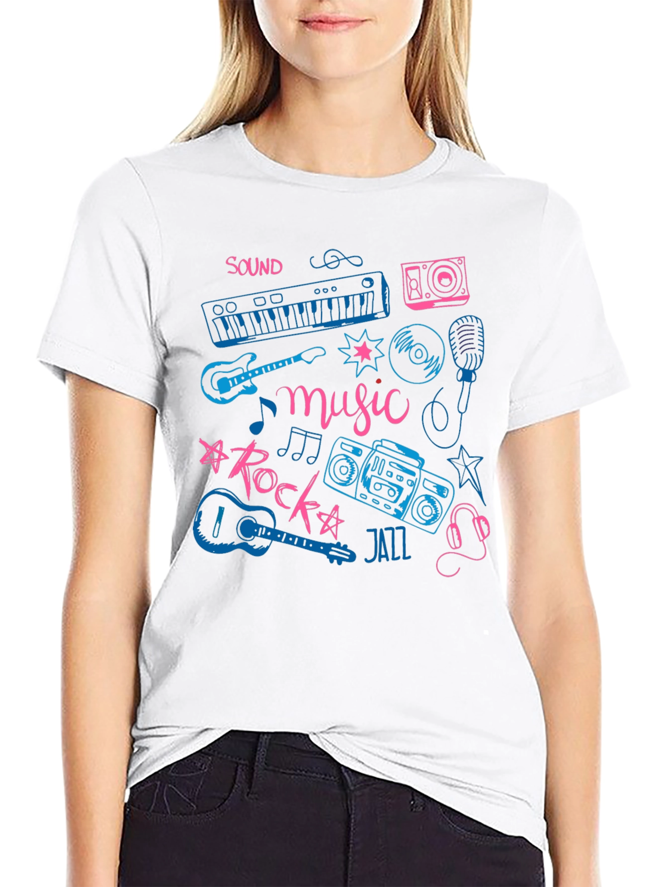 Music Lover Tee - Sound Rock Jazz T-Shirt