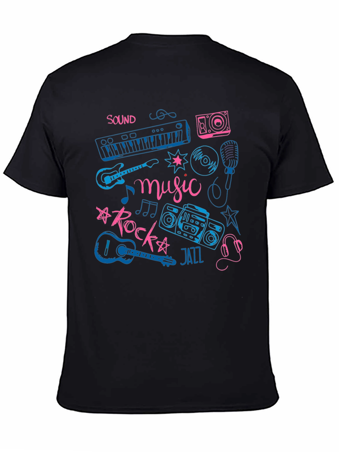 Music Lover Tee - Sound Rock Jazz T-Shirt